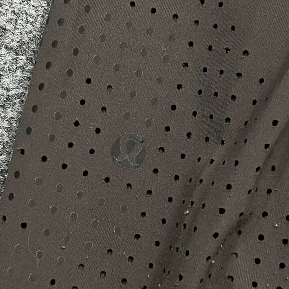 Lululemon X SoulCycle Ride & Reflect Tight Womens 6 Metal Grey Nylon Gym Running - Picture 3 of 11